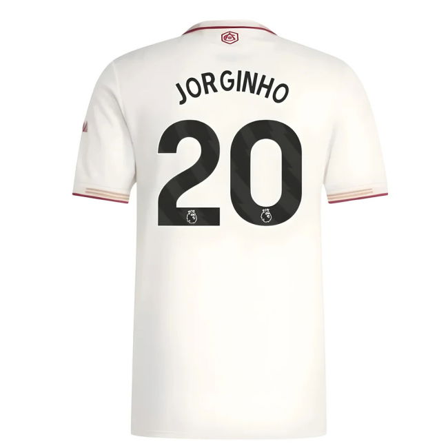 Arsenal 2025-20 Third Football Shirt Featuring Jorginho 20 L S