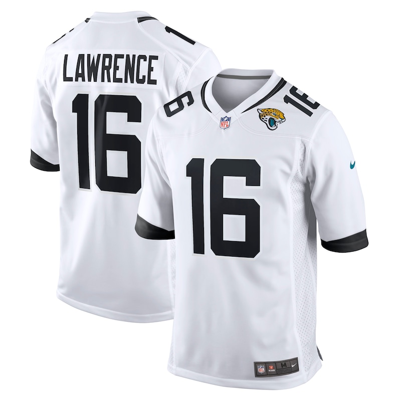None Trevor Lawrence Jacksonville Jaguars Championship Authentic Je...
