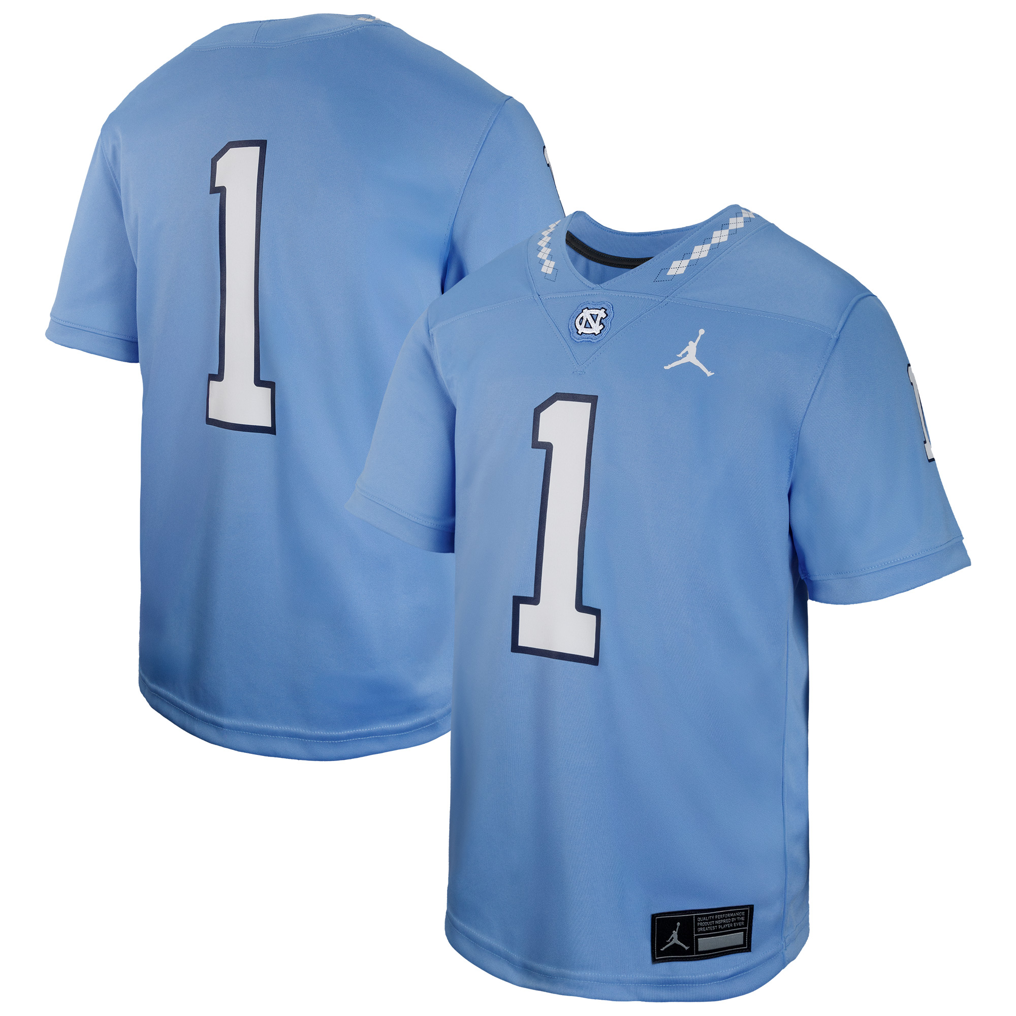 [NJP] North Carolina Tar Heels Toddler Untouchable Replica Game Jersey - Light Blue