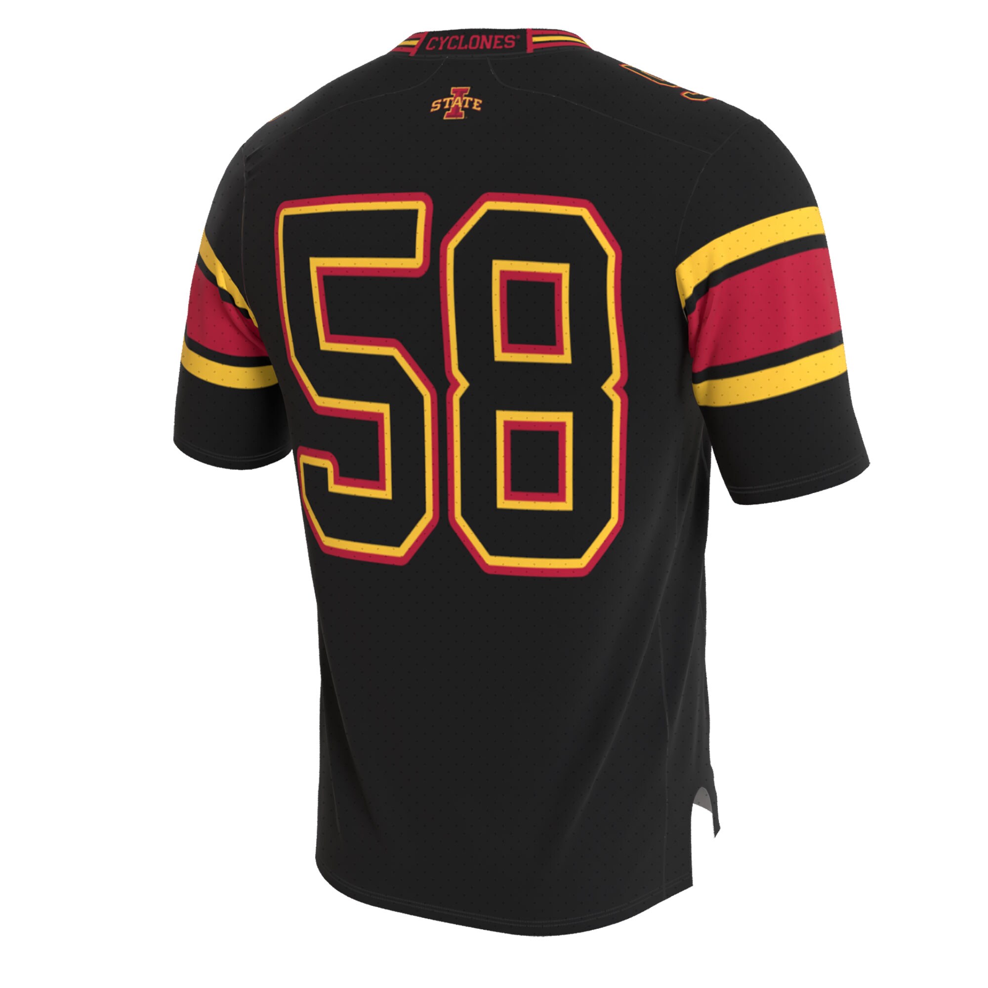 Iowa State Cyclones GameDay Greats Unisex Lightweight Collegiate Football Blackout Fashion Jersey
