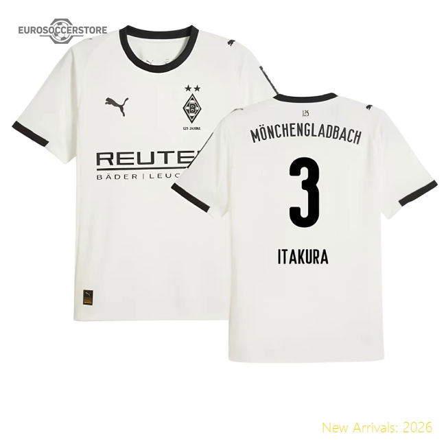 2025-2026 Borussia Mgb Home Shirt (itakura 3) - Excellent Value