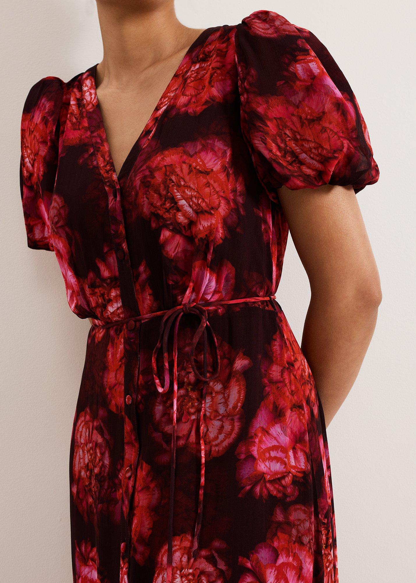 Petite Amaris Floral Sleeve Maxi Dress