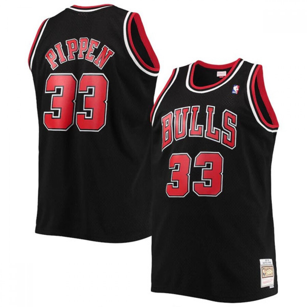 Official Chicago Bulls 33 Black Jersey - - NBA Collection