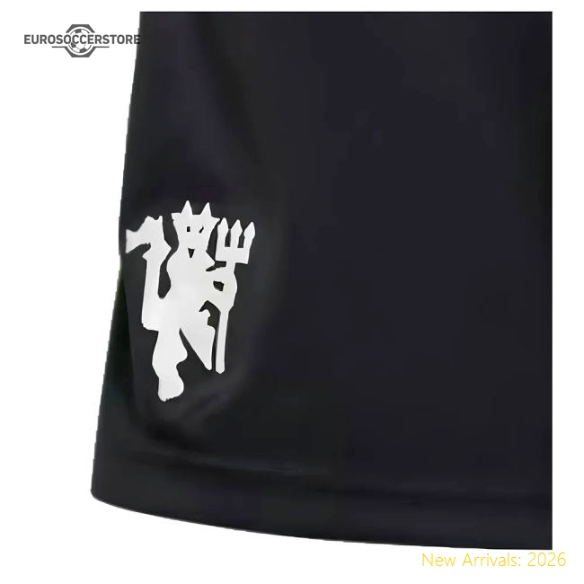 2024-2025 Man Utd Third Shorts (Carbon) - Kids