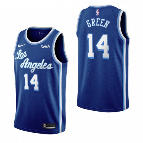 Blue Angeles Lakers #14 Lakers Jersey - Durable Fabric NBA Fan Apparel