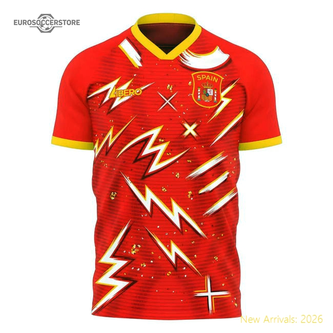 Elite Football Spain Jersey - Moisture-wicking Casual Comfort