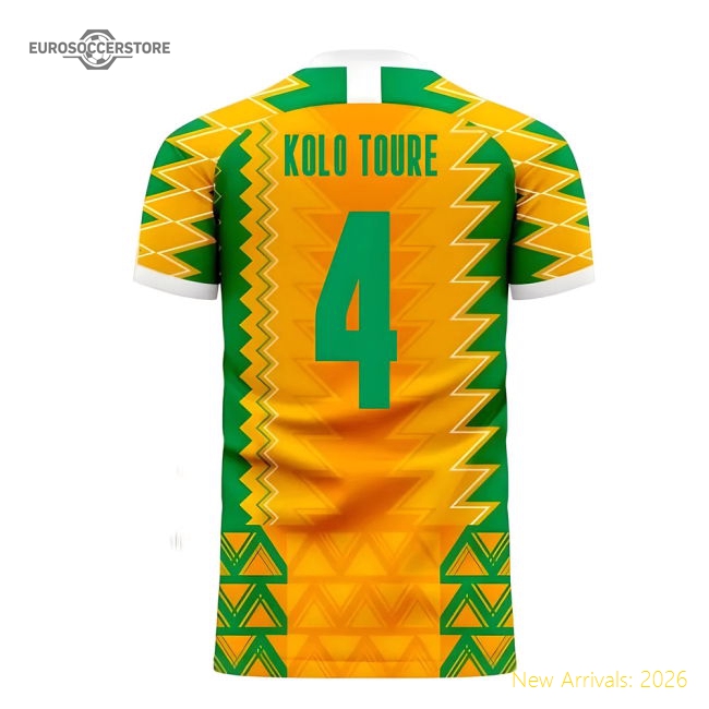 Ivory Coast 2025-2026 Home Concept Football Kit (libero) (kolo Tour
