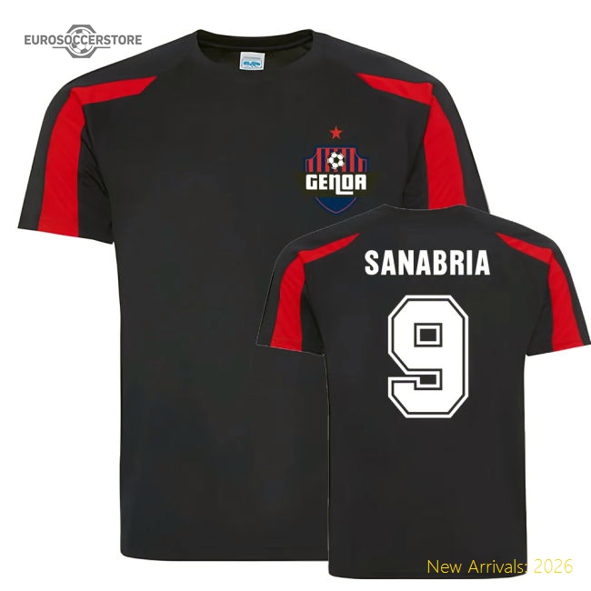 Antonio Sanabria Genoa Sports Training Jersey (Navy)