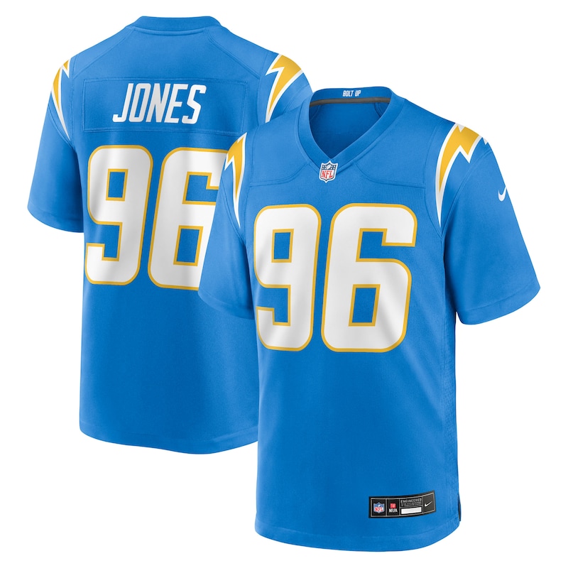 None Naquan Jones Los Angeles Chargers Budget-Friendly Team Spirit ...