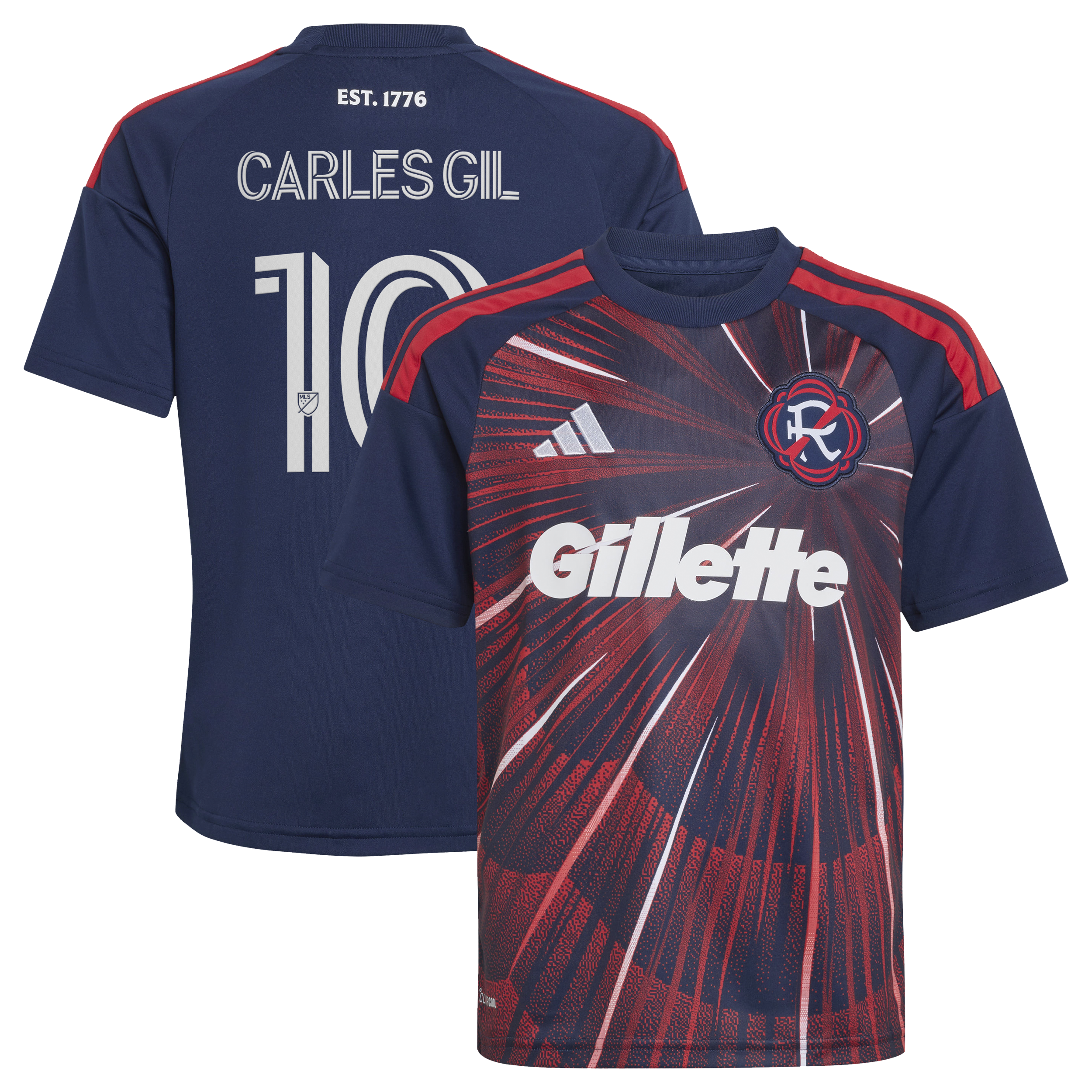 [SD] Carles Gil New England Revolution Youth 2026 Independence Day Replica Jersey - Blue
