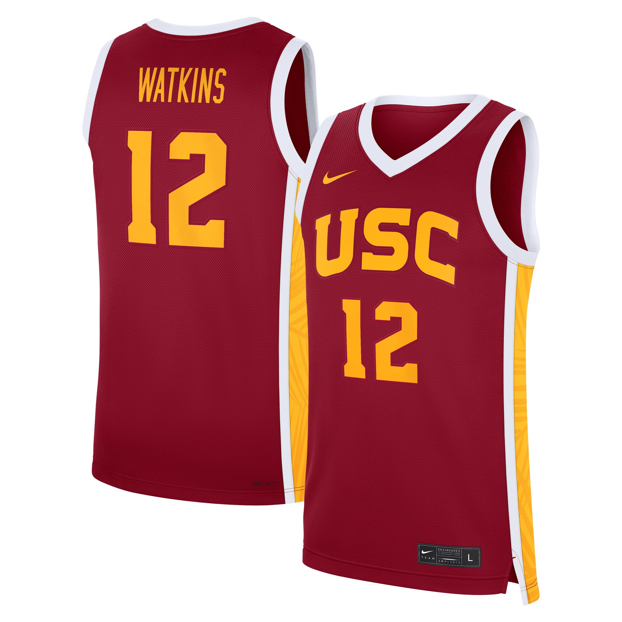 [DDG] JuJu Watkins USC Trojans Road Replica Basketball Jersey - Cardinal