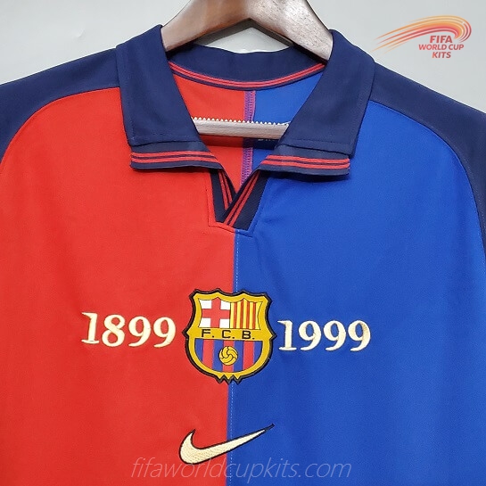 Primary Football Shirt of Barcelona 99-00 season