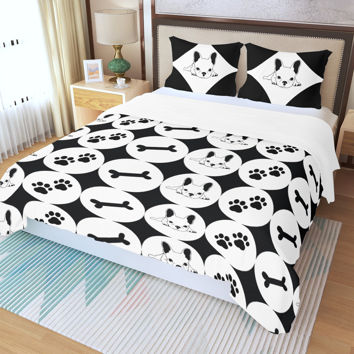 French Bulldog Orson Bedding Set Cute Frenchie Essential