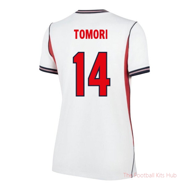 2026-2027 England Home Shirt (Womens) (Tomori 14)