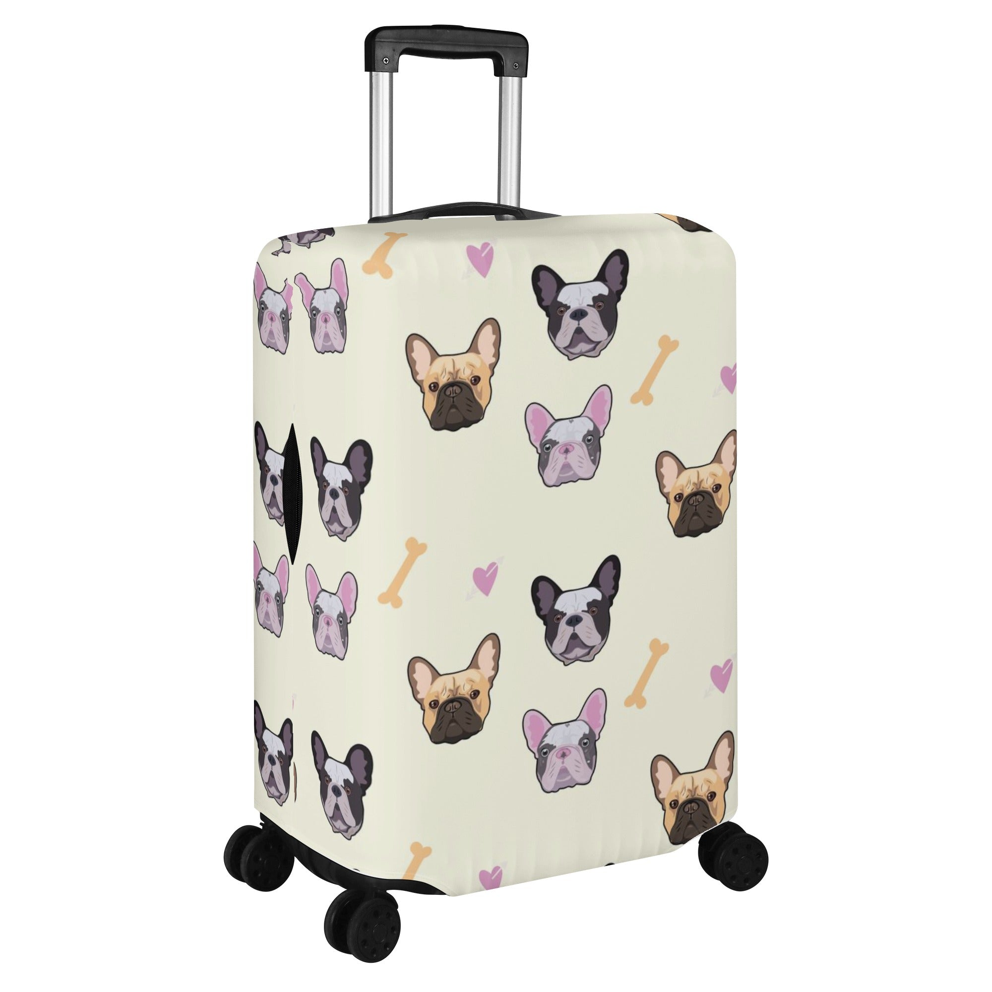 Breed-specific Comfortable Otis - Frenchie Luggage Cover Outdoor Use
