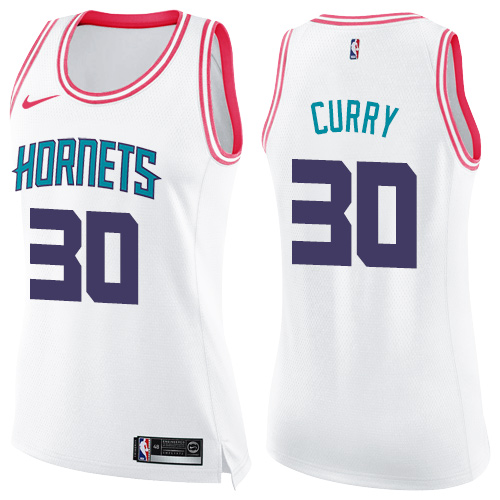White BKN Charlotte Hornets #30 Nike Classic Jersey NBA Fan Apparel