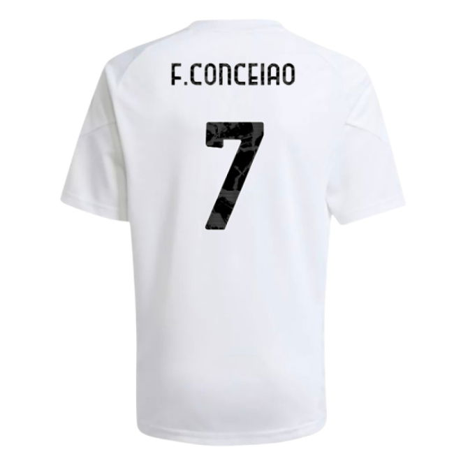 2025-2026 Juventus Training Shirt (White) - Kids (F.Conceiao 7)