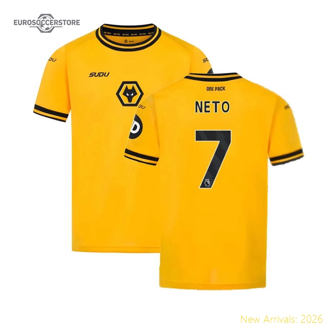 2024-2025 Wolves Home Shirt (Kids) (Neto 7)