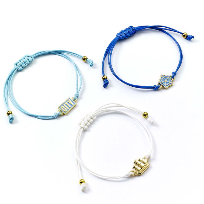 Women's Manchester City FC Friendship Bracelet Set