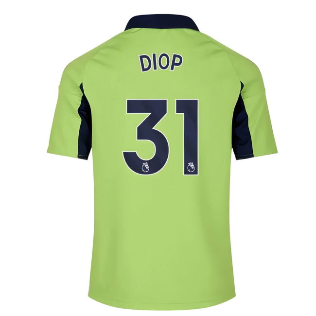 Fan Gear Fulham Fulham Away Shirt Kids Diop #31 Pro Series Modern ...
