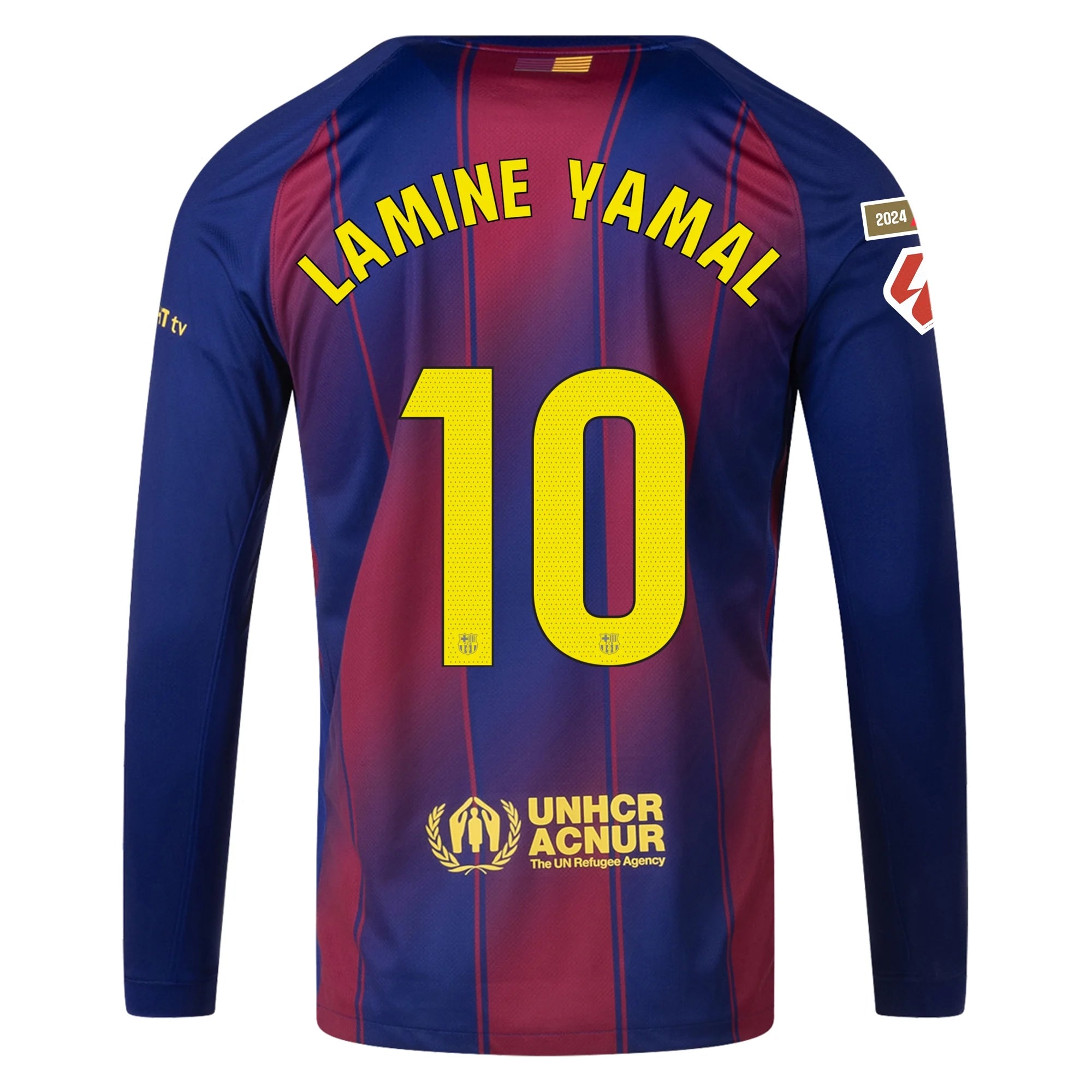 Barcelona Sleeve 2025-2026 La  Home Jersey – Authentic Shirt