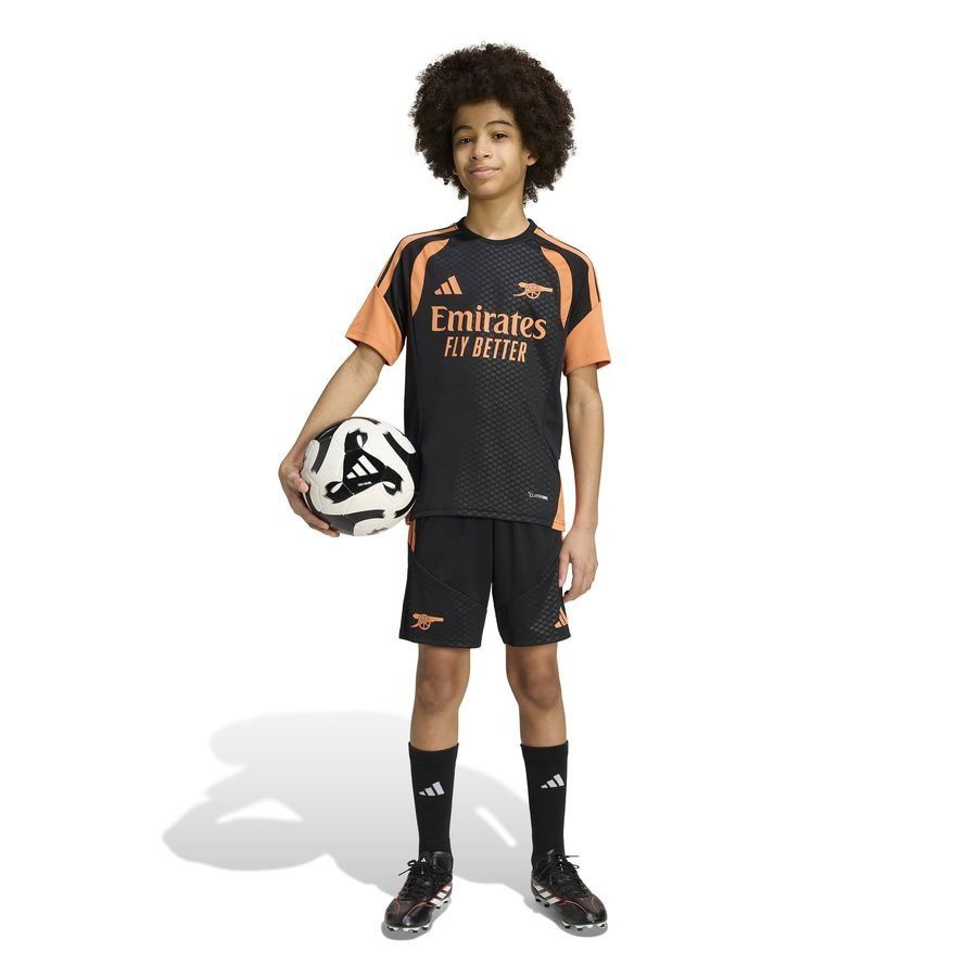 Arsenal Training Shorts Black/Orange Kids