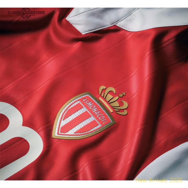 Supporter Authentic 2025-2026 As Monaco Home Shirt