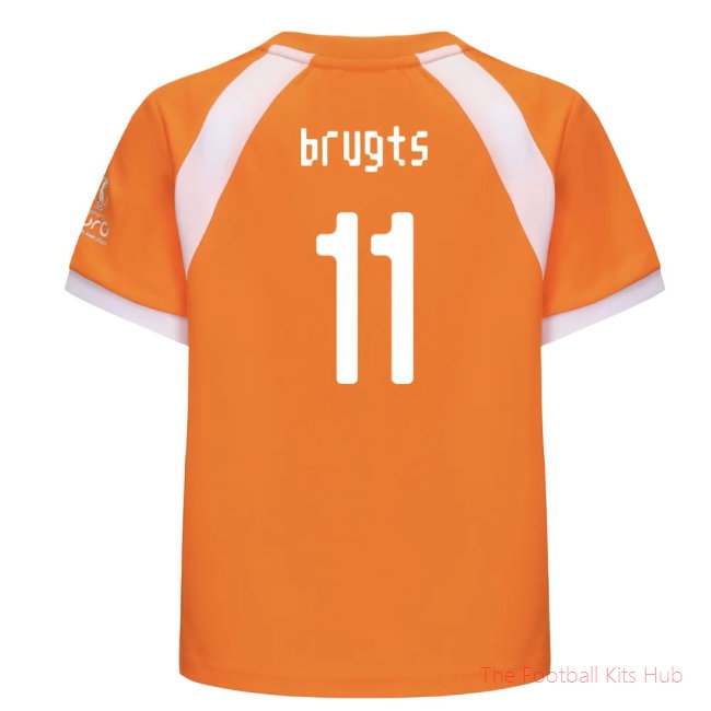 2025 Netherlands WEC Poly T-shirt (Orange) - Kids (Brugts 11)