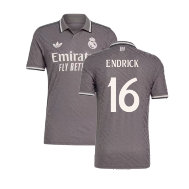 Premium 2024-2025 Real Madrid Alternative Jersey (endrick 16)