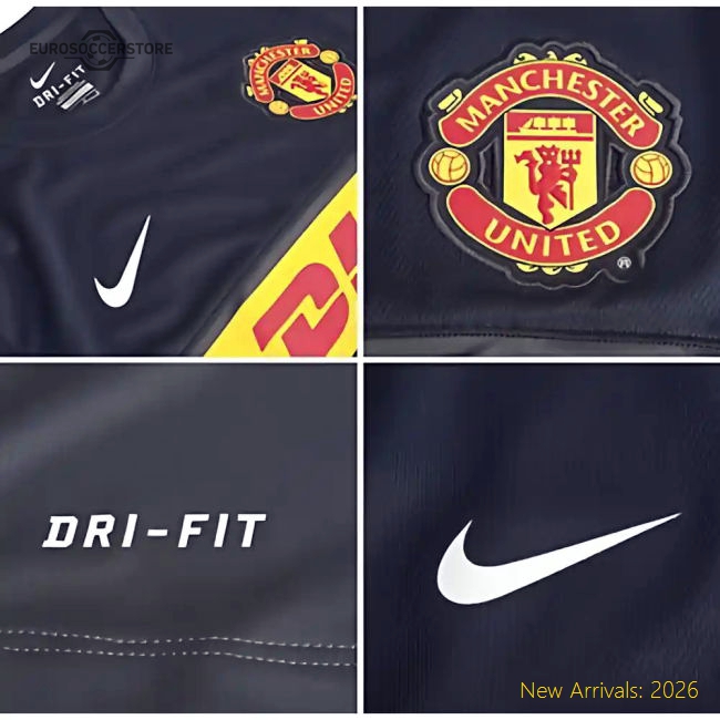 Authentic 2012-13 Man Utd Nike Training Shirt (black) - Kids