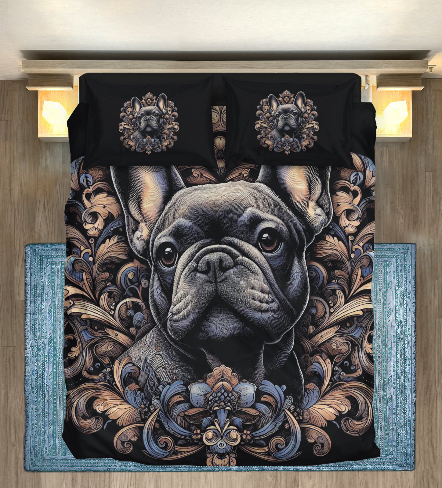 Premium Warm Lionel- - French Bulldog Bedding Set Dog Supplies