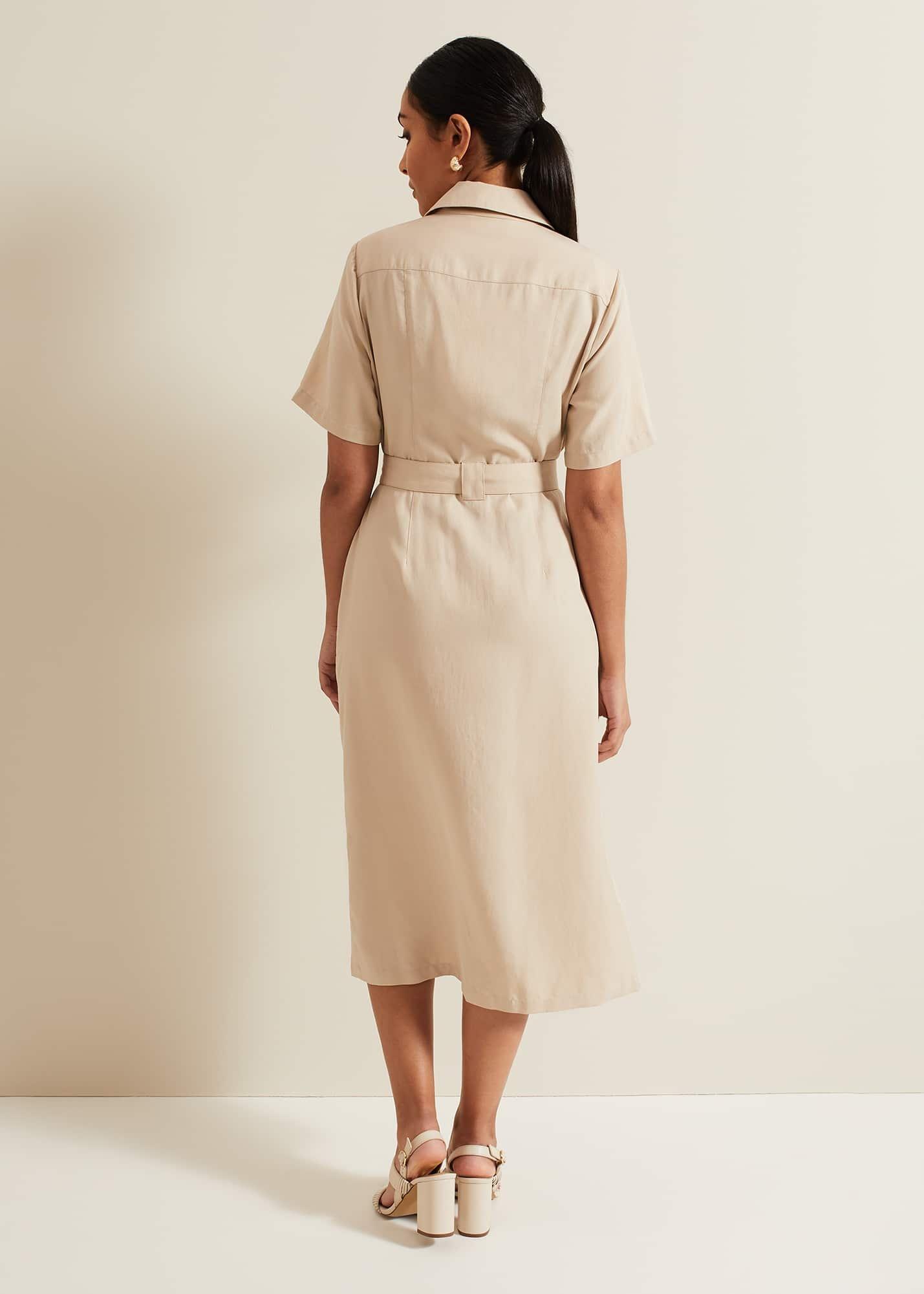 Petite Willow Utility Midi Dress