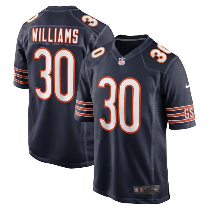 None Men's CHI Bears Championship Game-Ready Jersey Football Apparel
