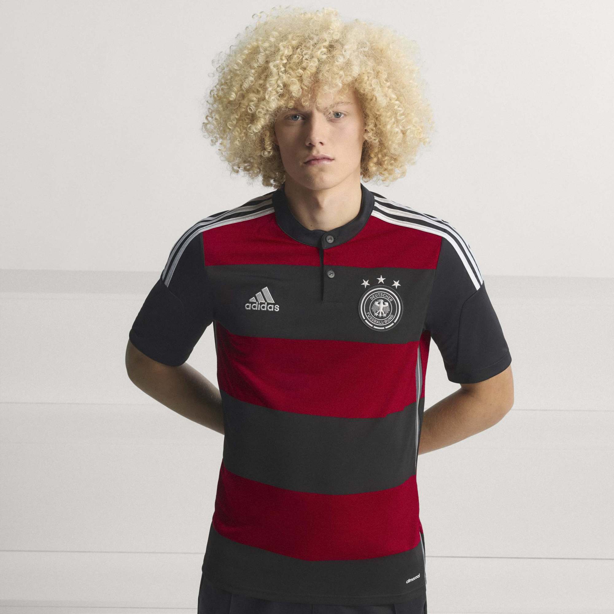[JED] Youth Germany National Team 2014 Bringback Jersey - Black/Red