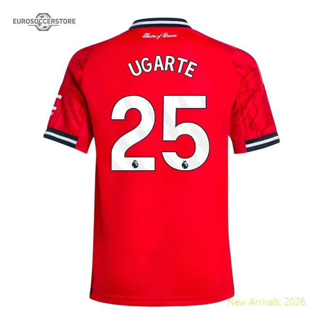 2025-2026 Man Utd Home Shirt (kids) (ugarte 25) - Official Edition