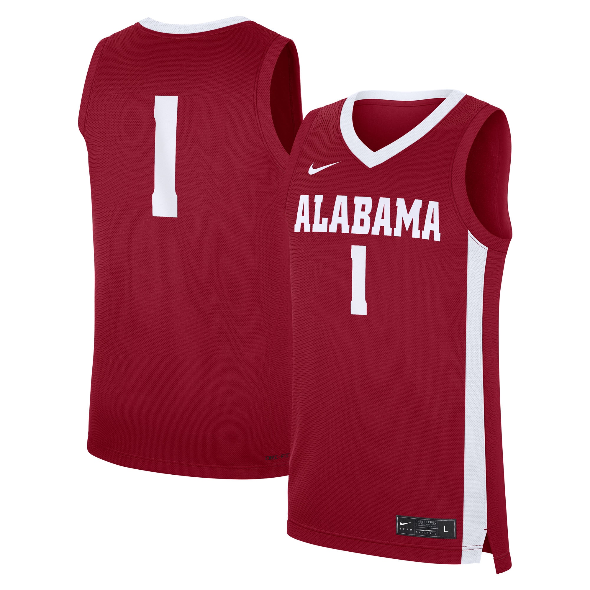 [NJP] Alabama Crimson Tide Road Replica Jersey - Crimson