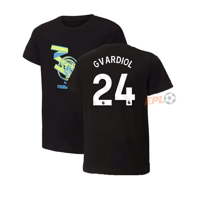 2024-20 Man City Soccer Jerseys retro Third Football Shirt