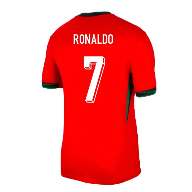 2024-2025 Portugal Home Shirt (Ronaldo 7) Euro Premium Oranje