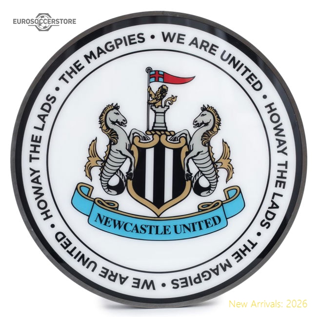 Superior Newcastle United Fc 12 Inch Led Wall Light - Official Edition