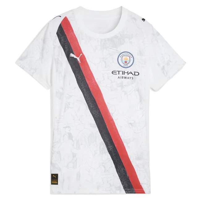 2025-2026 KIDSUPER x Manchester City CWC Shirt (White) - Womens (Be...