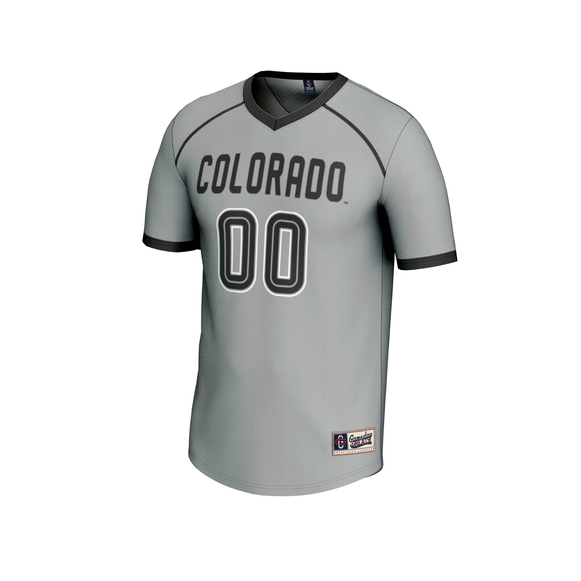 [DDG] Colorado Buffaloes GameDay Greats Unisex NIL Pick-A-Player Women's Lacrosse Lightweight Jersey - Gray