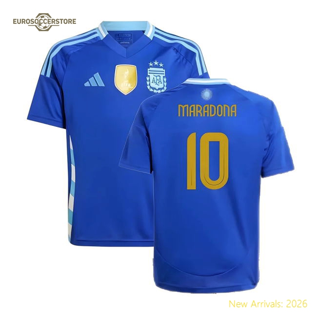 Argentina Children 2024 Away Jersey Shirt Football Fan Football Fan Supporter Collection