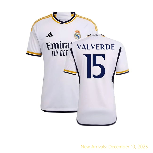 2023-2024 Real Madrid RM Top Grade Home Shirt (Valverde 15) -
