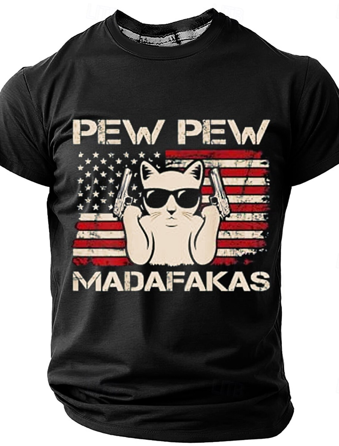 4th of July 2026 250th Memorial Day Patriotic Patriot 3D Print Crew Neck Short Sleeve T-Shirt Daily Street