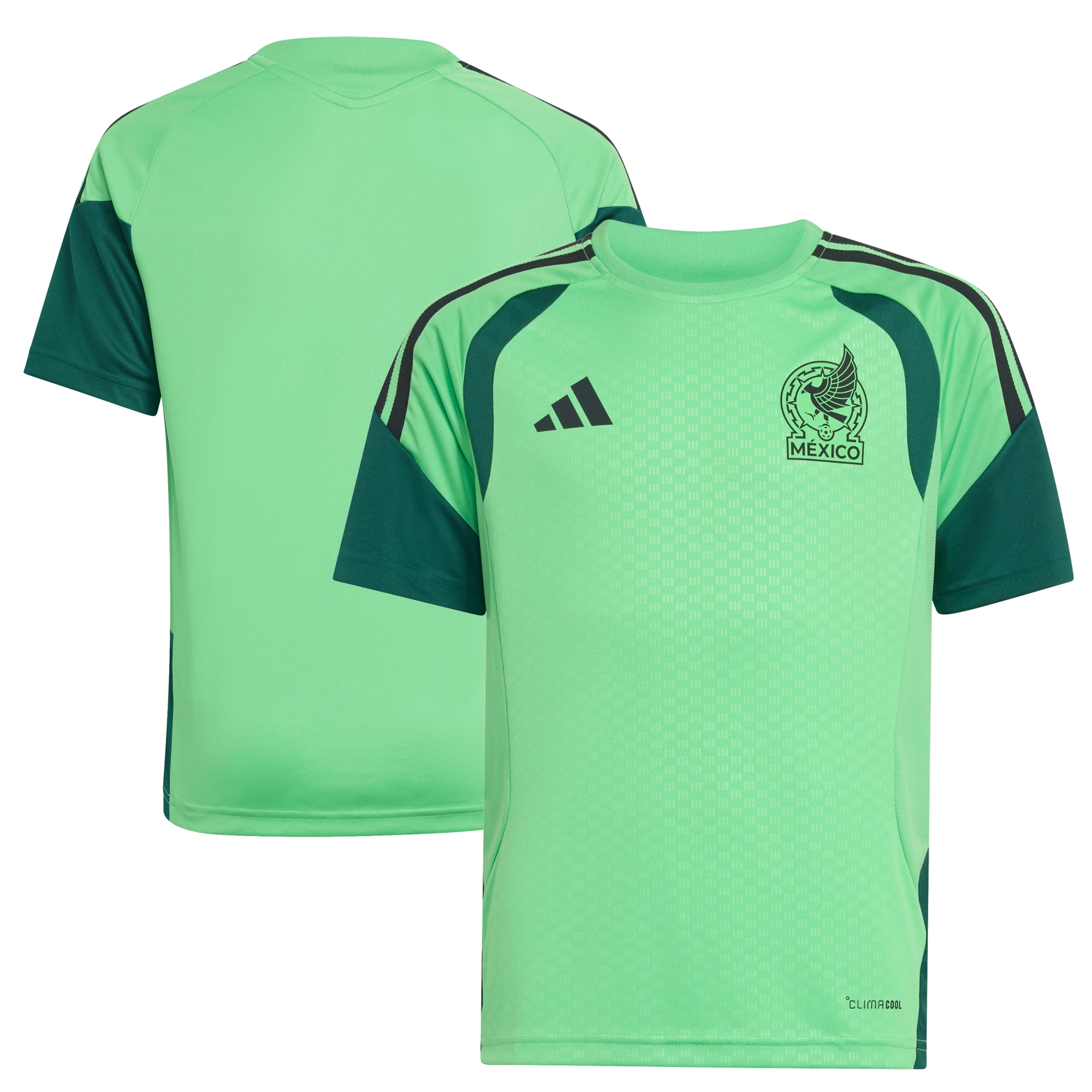 [JED] Mexico National Team Youth 2026 Home Tiro Training Jersey - Green
