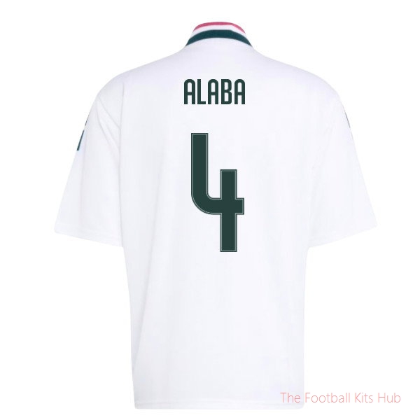 [SPK] 2026/27 Real Madrid Stadium Jersey White Alaba 4