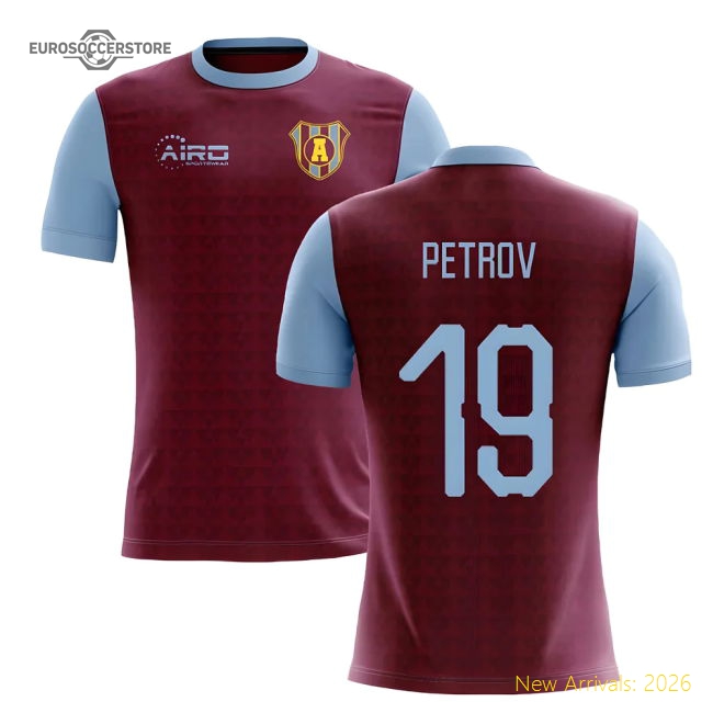 2025-2026 Villa Home Concept Football Shirt (Petrov 19)
