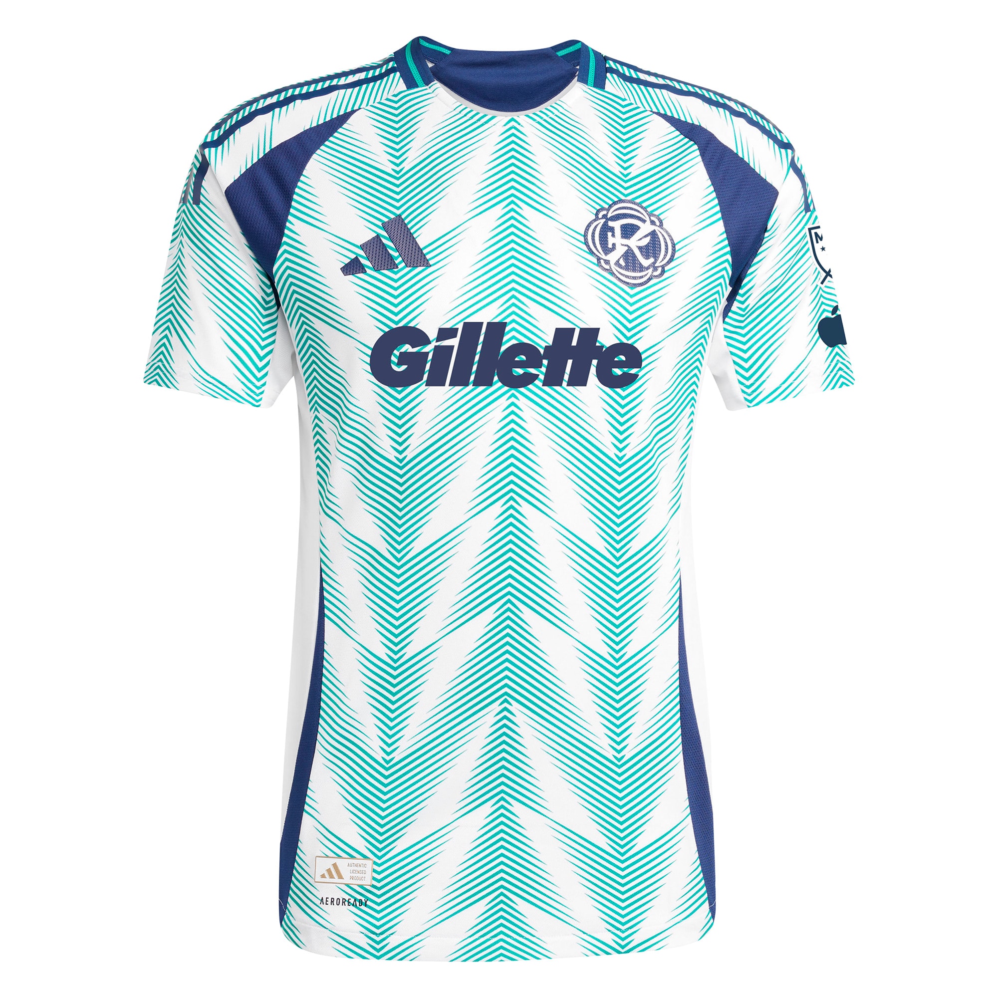 [ESK] New England Revolution 2025 Eastern White Pine x Flag of New England Authentic Custom Jersey - White
