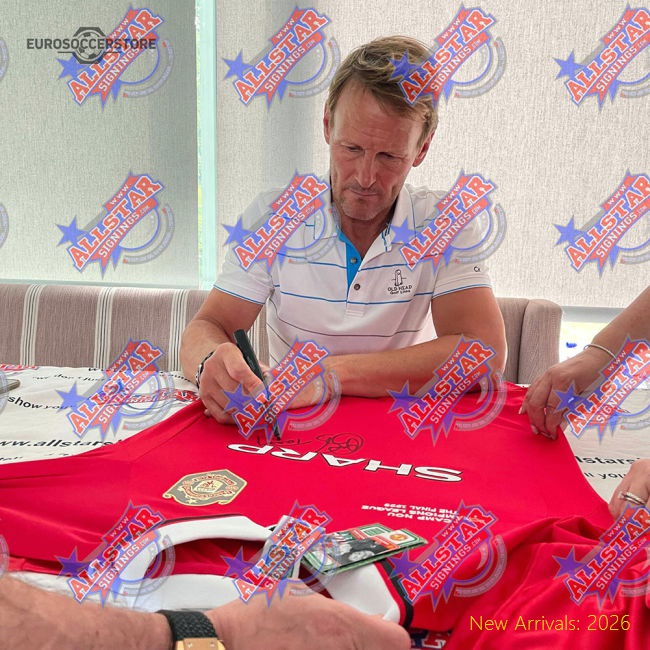 Sheringham Signed Game Replica Jersey Supporter Exclusive