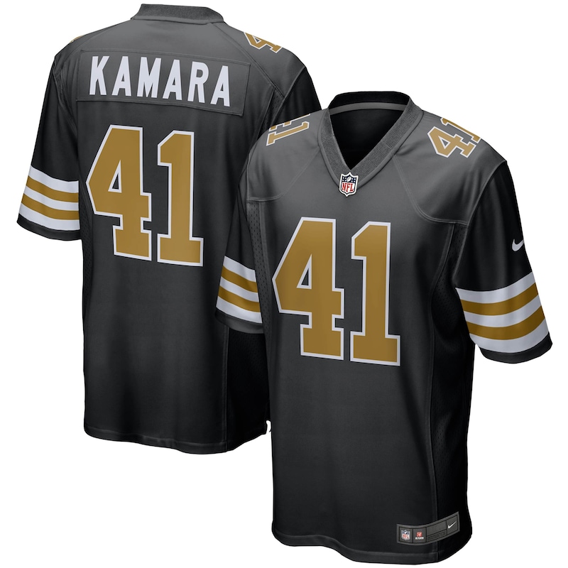 None Alvin Kamara NO Saints Legendary Durable Jersey Game Day Wear